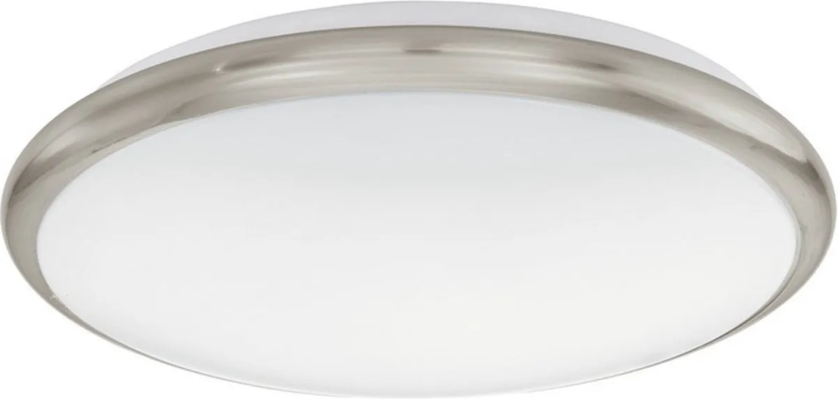 Eglo Manilva Wandlamp LED Ø30cm Nikkel-Mat Wit