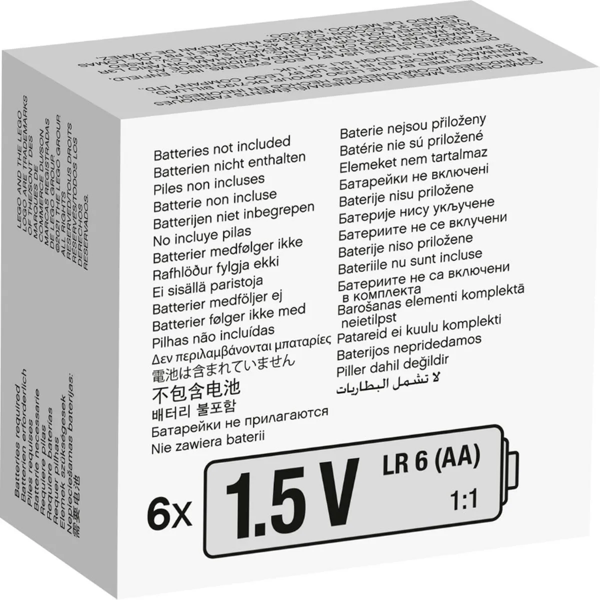 LEGO Technic Battery Box 88015 - Grijs/Zwart