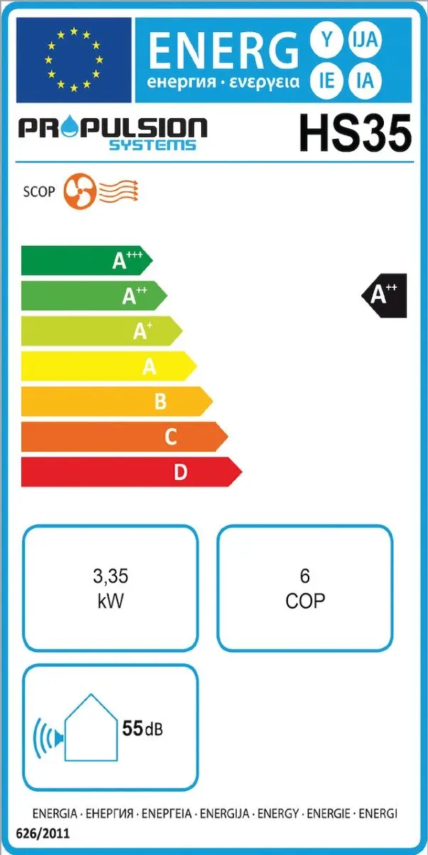Pool Improve Hot Splash Warmtepomp 3.35kW - Blauw