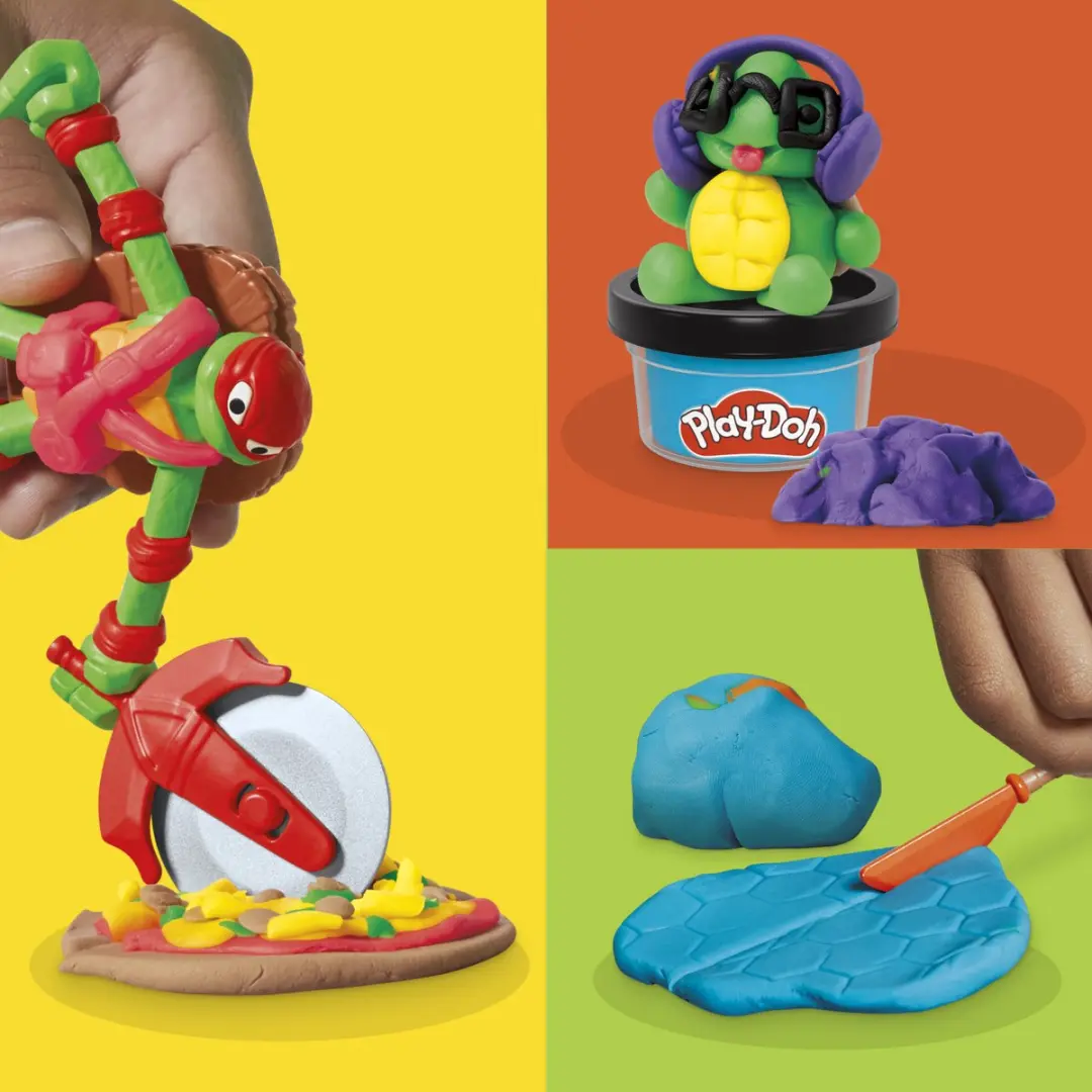 Play-Doh TMNT Cowabunga Creations Speelset - 16 Stuks - afbeelding 6 van 6