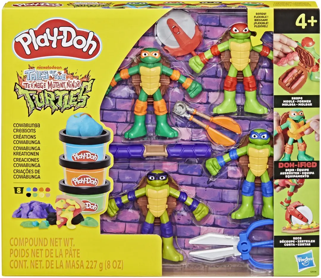 Play-Doh TMNT Cowabunga Creations Speelset
