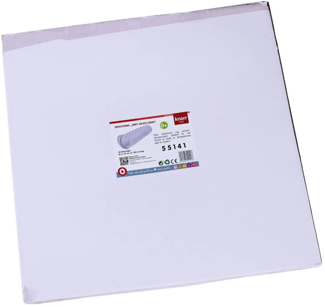 Knorrtoys Speeltunnel Sterren - Grijs/Wit