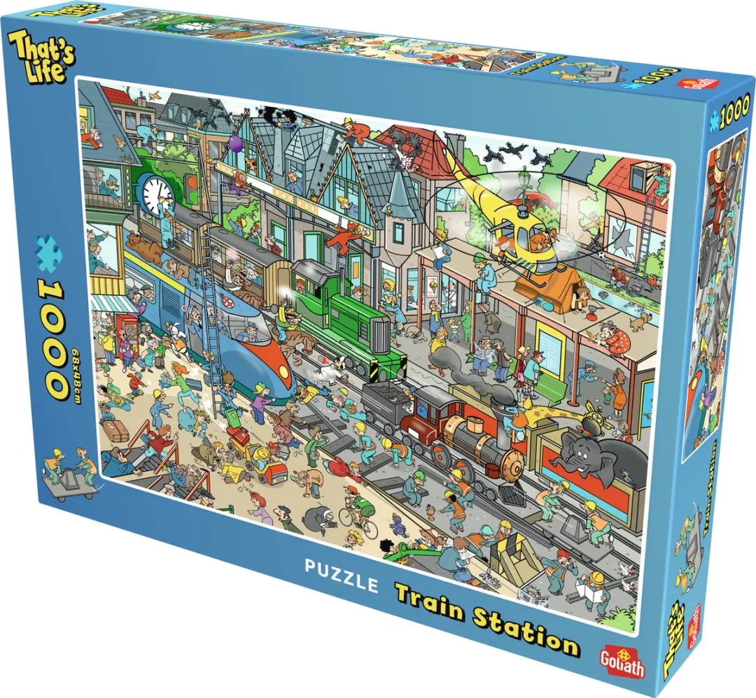 Goliath That's Life Train Station Legpuzzel 1000 Stuks - 68x48cm