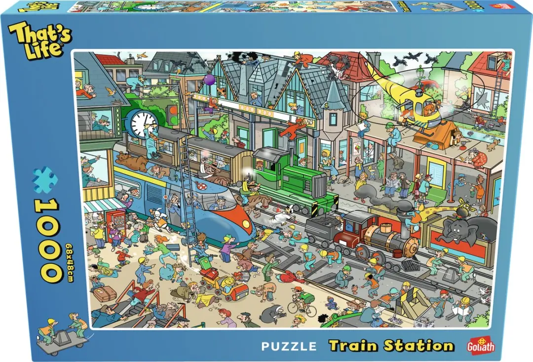 Goliath That's Life Train Station Legpuzzel 1000 Stuks