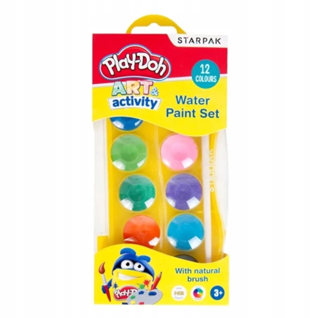 Play-Doh Waterverf 12 Kleuren Multicolor