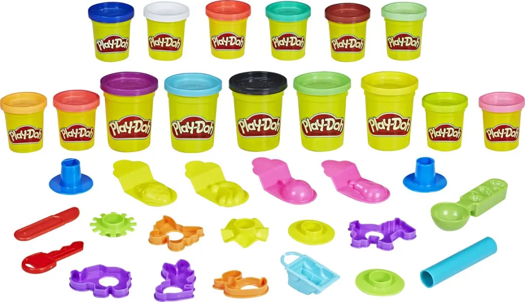 Play-Doh Mountain of Colors - 15 Potjes + 20 Accessoires