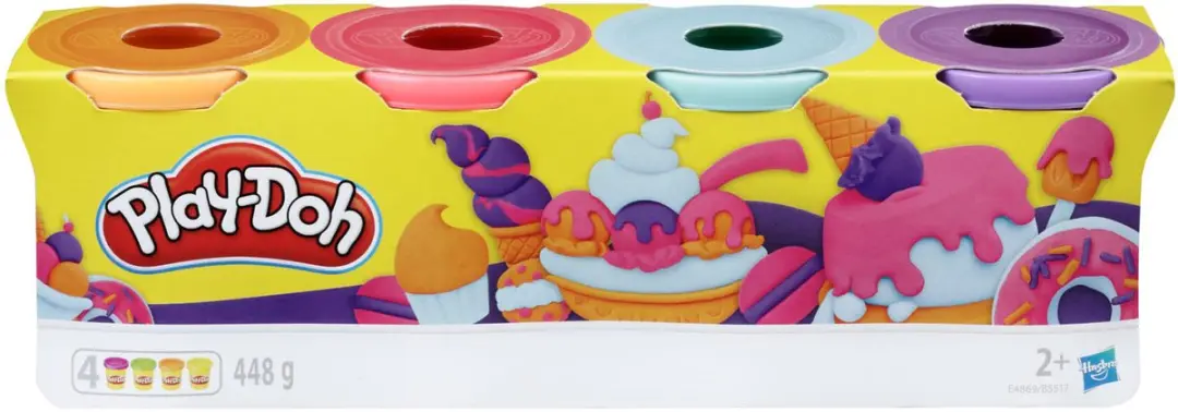 Play-Doh Klei 4-Pack Muffins & IJsjes - Meerkleurig - afbeelding 6 van 6