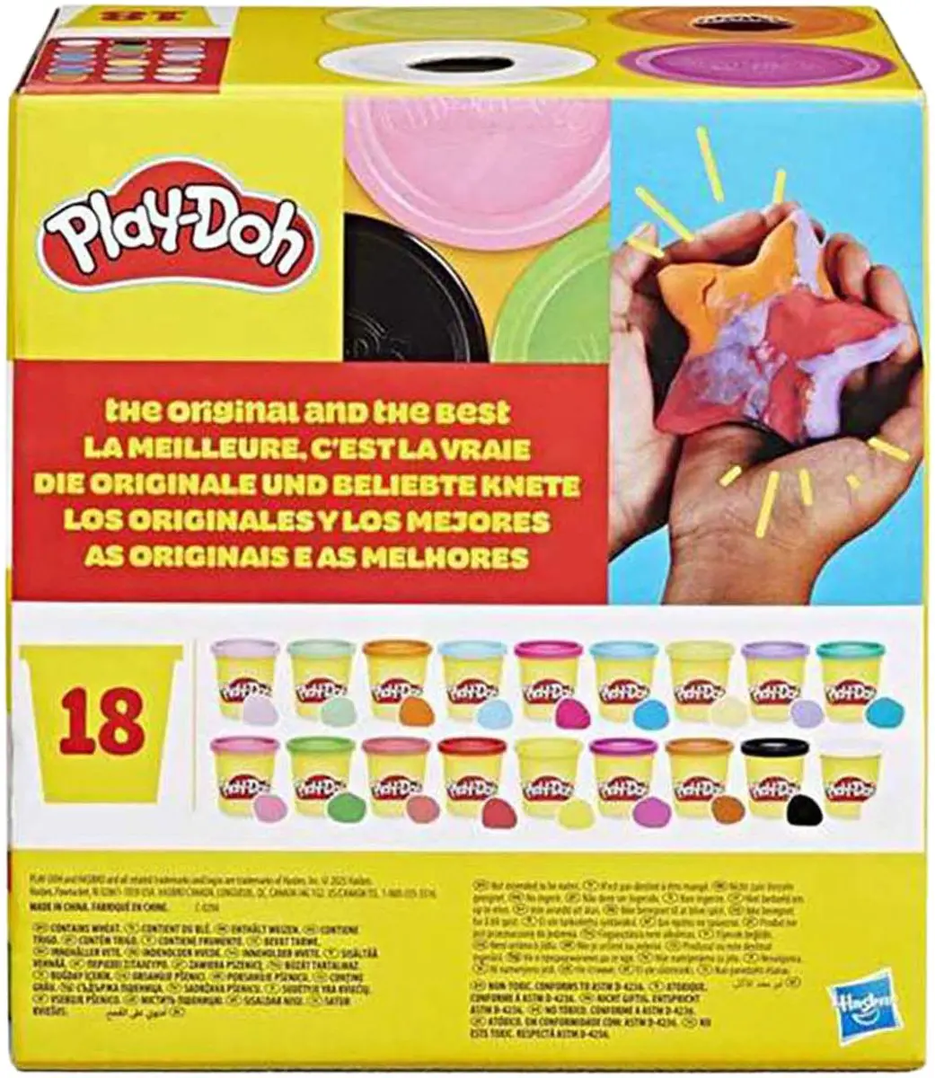 Play-Doh Fantaseer maar raak 18-pack - 18 Kleuren - afbeelding 4 van 4
