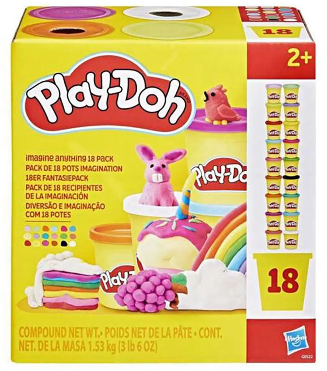 Play-Doh Fantaseer maar raak 18-pack - 18 Kleuren - afbeelding 3 van 4