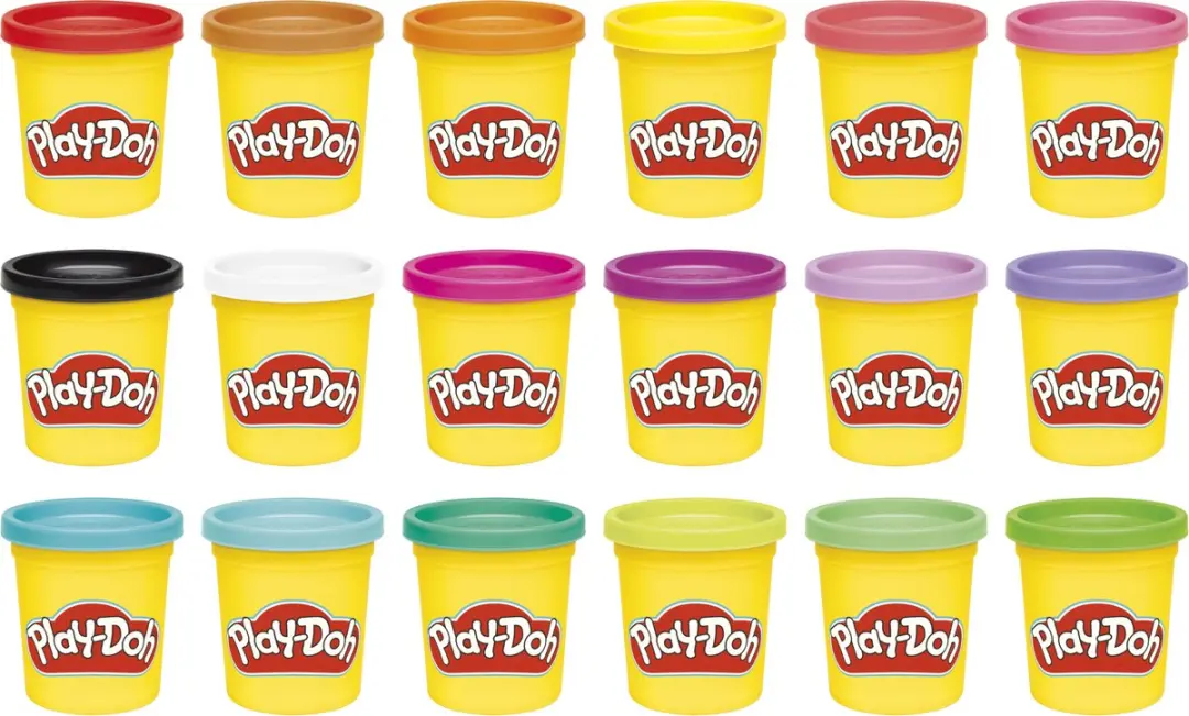 Play-Doh Fantaseer maar raak 18-pack - 18 Kleuren - afbeelding 2 van 4