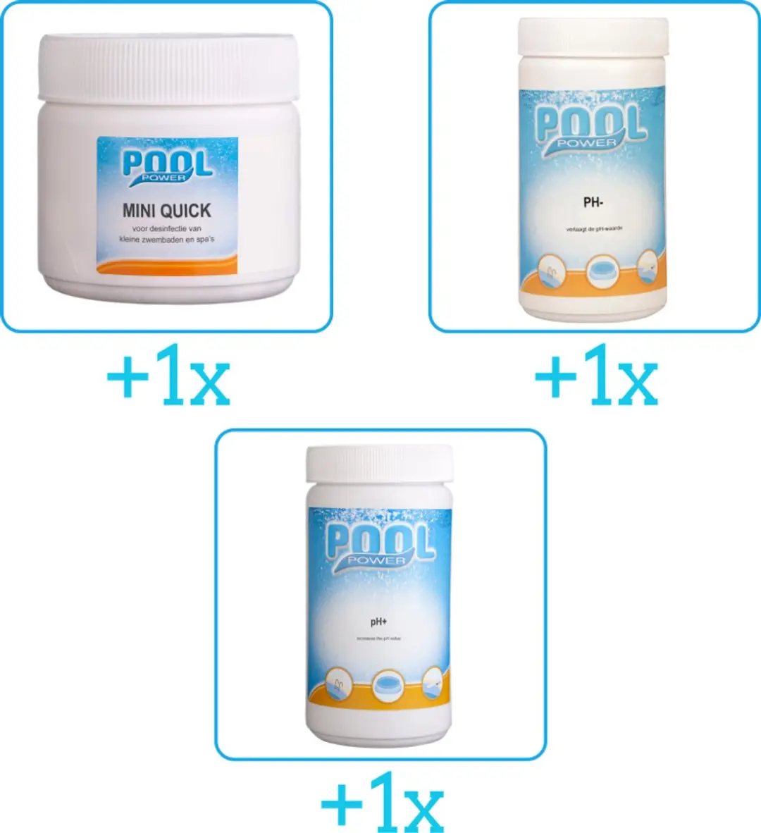 Pool Power Onderhoudspakket 3-delig