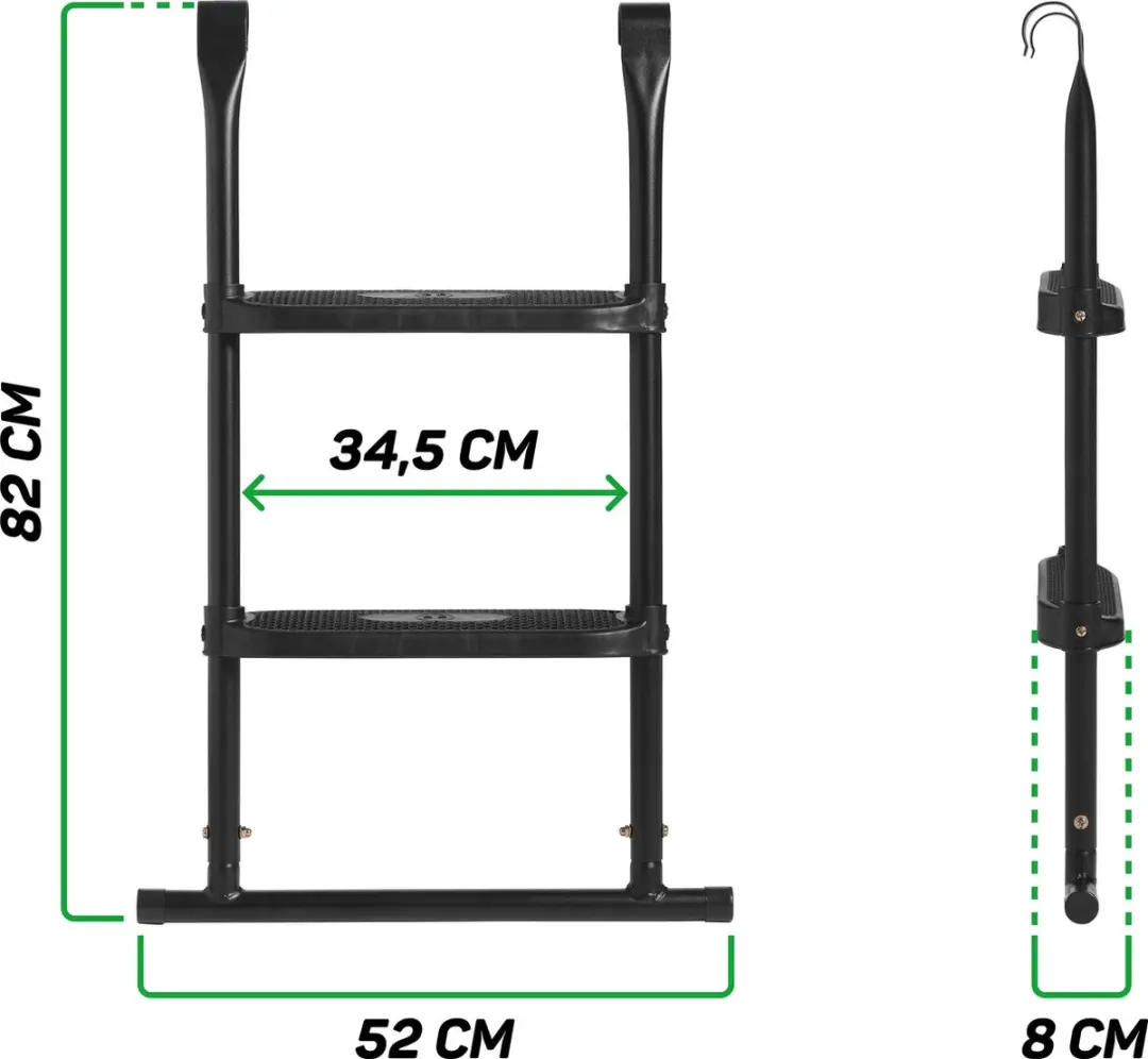 Salta Trampoline Ladder M - 82cm - 2 treden