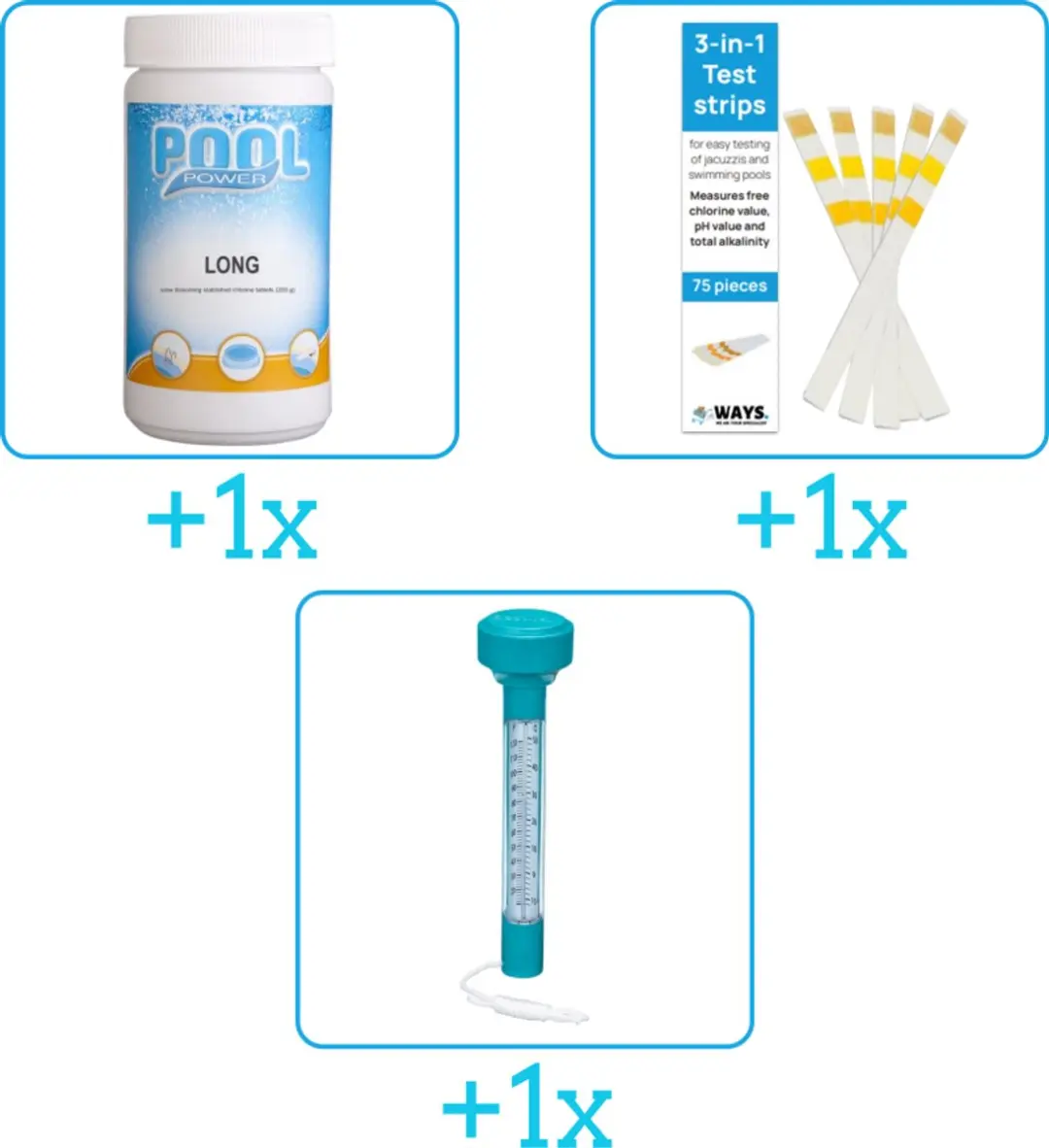 Pool Power Zwembad Onderhoudspakket 3-delig