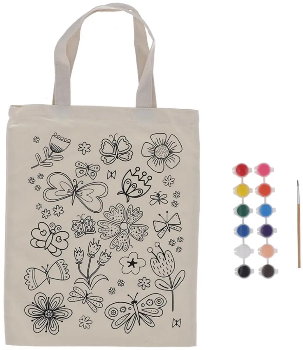 Esschert Design Inkleurtas Vlinders Kleurplezier