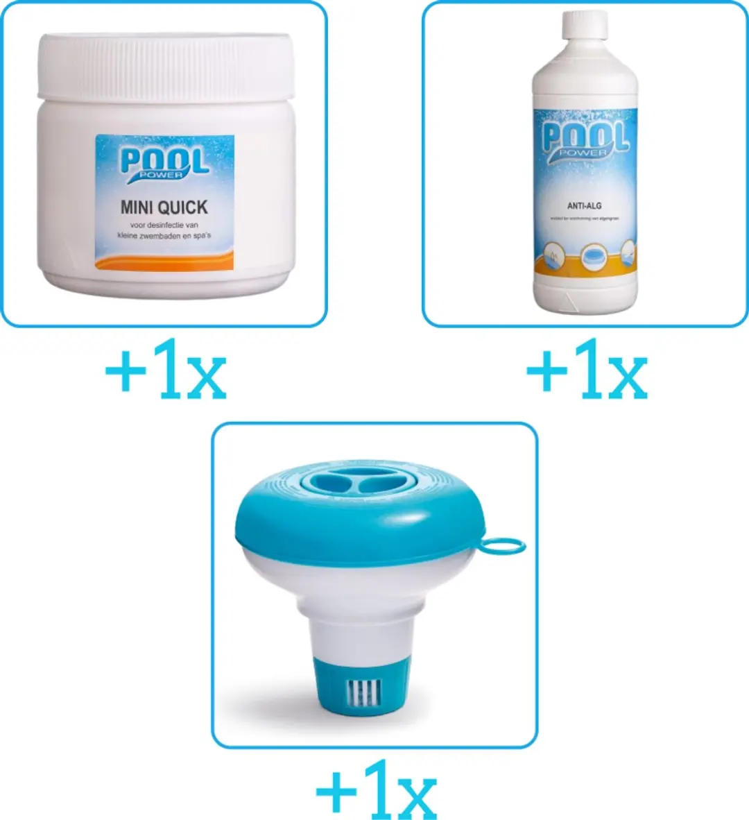 Pool Power Onderhoudspakket 3-delig
