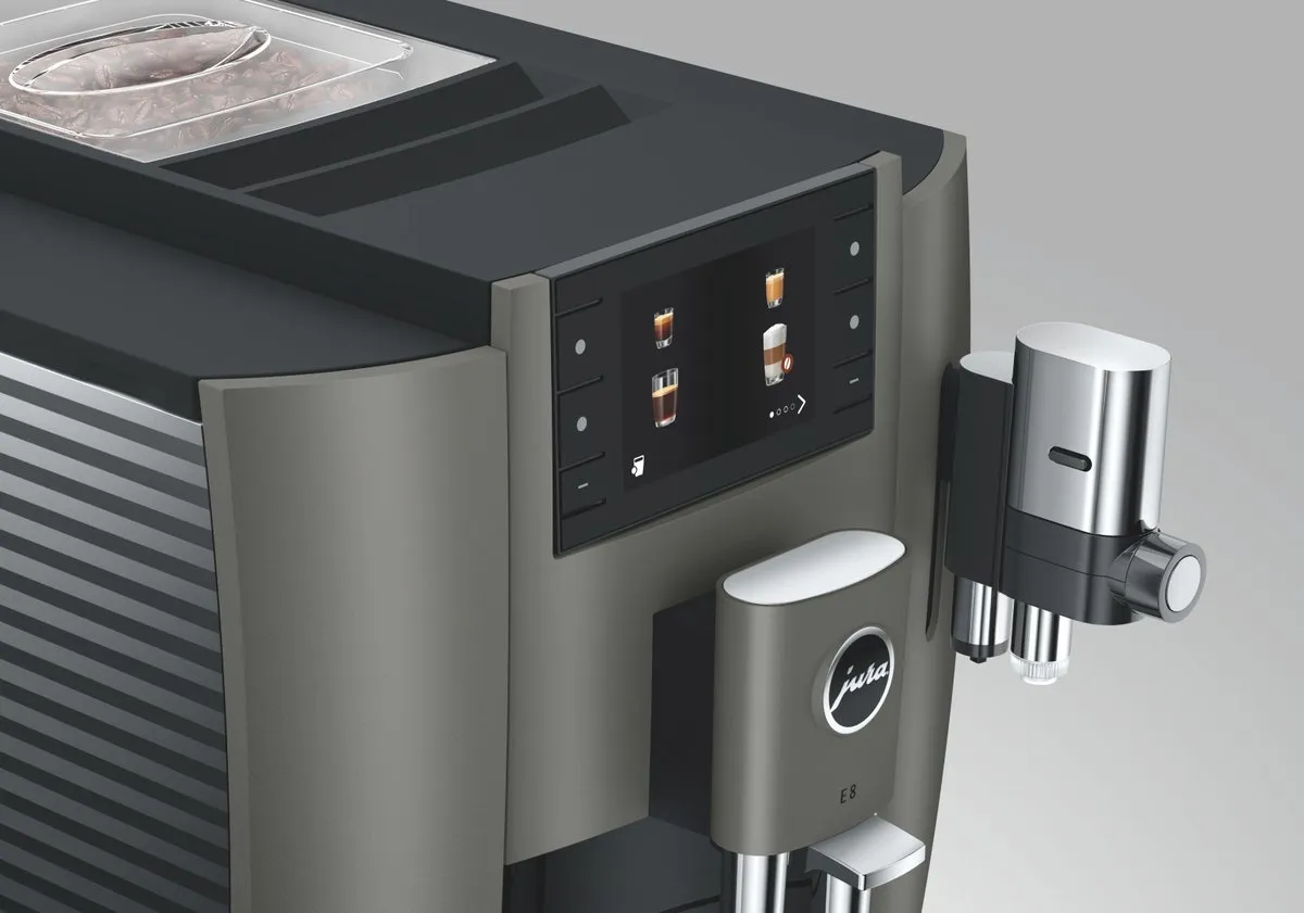 Jura E8 Dark Inox Volautomatische Espressomachine - 17 Programma's