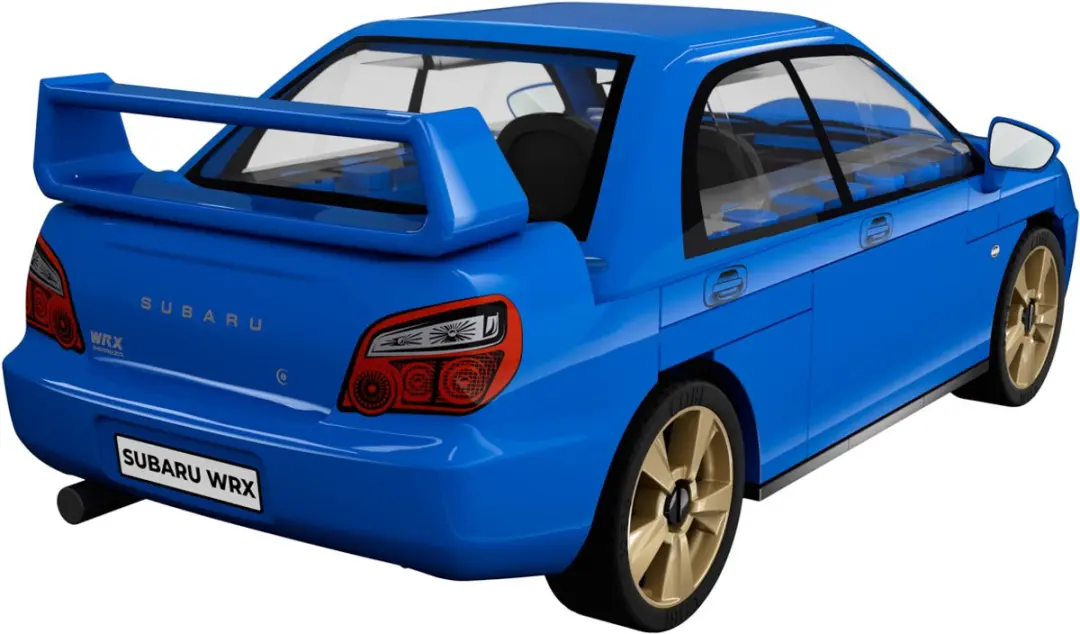 Cobi Subaru Impreza WRX Bouwset - 67 Onderdelen - Blauw