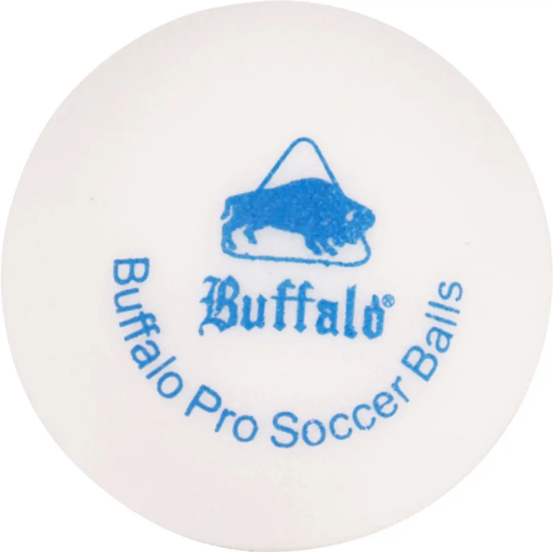 Buffalo Pro Tafelvoetbal Balletjes - 6 Stuks Wit