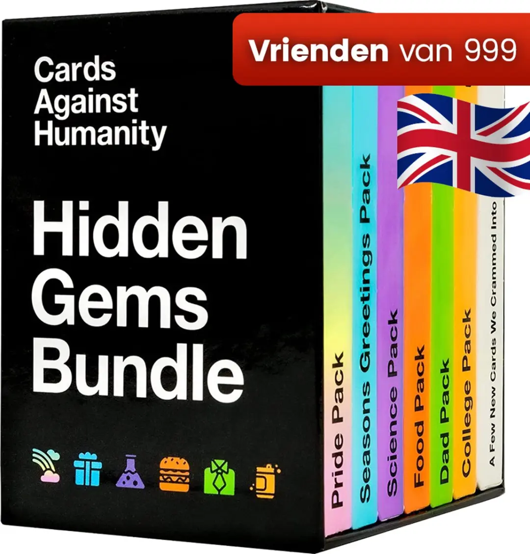 Cards Against Humanity Hidden Gems Bundle - 6 Thema's + 10 Kaarten