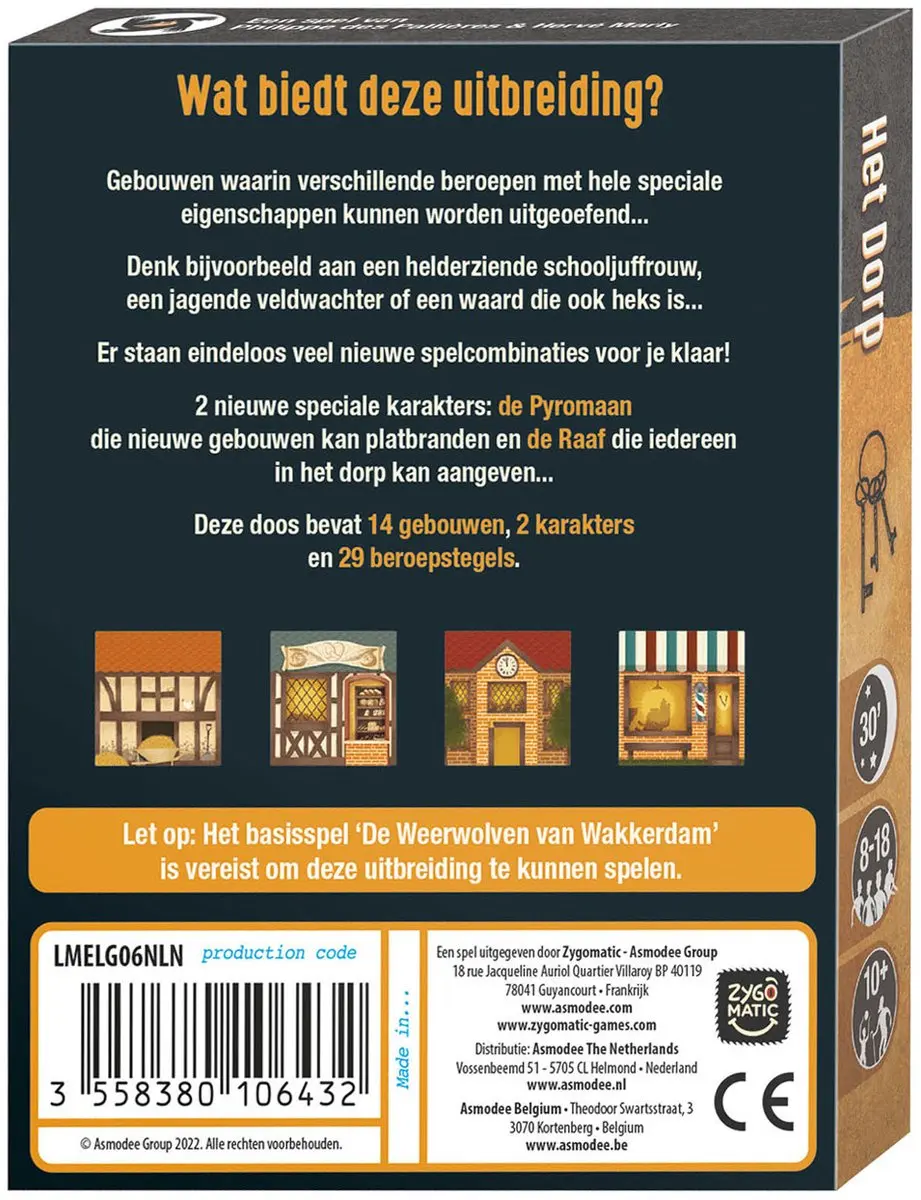 Zygomatic Weerwolven van Wakkerdam Uitbreiding Het Dorp