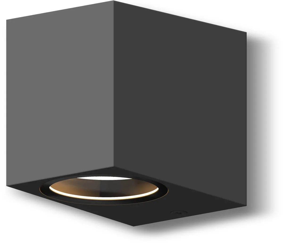 Calex Sanremo Wandlamp GU10 IP54 - 4 Stuks - Antraciet