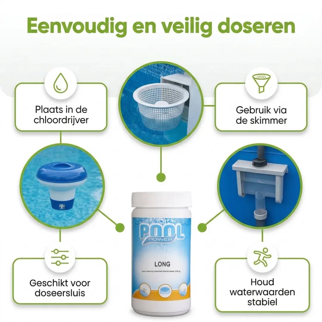 Pool Power Zwembad Onderhoudspakket - 3-delig