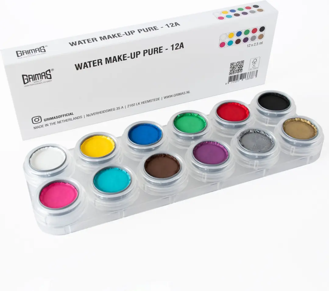 Grimas Water Make-Up Schminkpalet