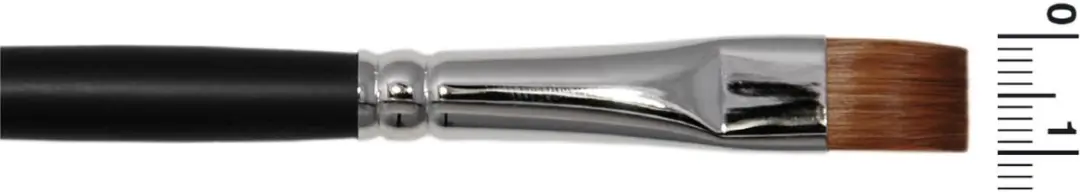 Grimas Schminkpenseel Plat Marterhaar M10 - Multi