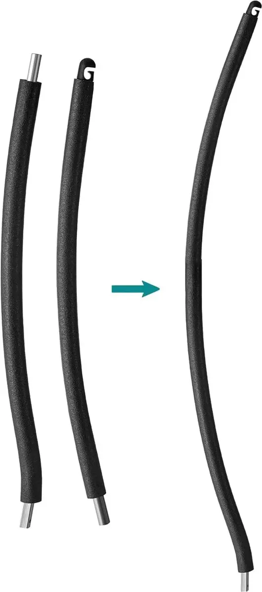 Songmics Gebogen Steunbalkenset Trampoline