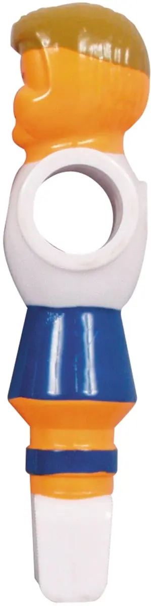 Buffalo Tafelvoetbal Poppen 16mm - Blauw/Wit - 4 Stuks