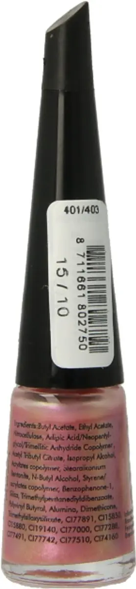 Herome Take Away Nail Colour 4ml - Goud/Rozepink