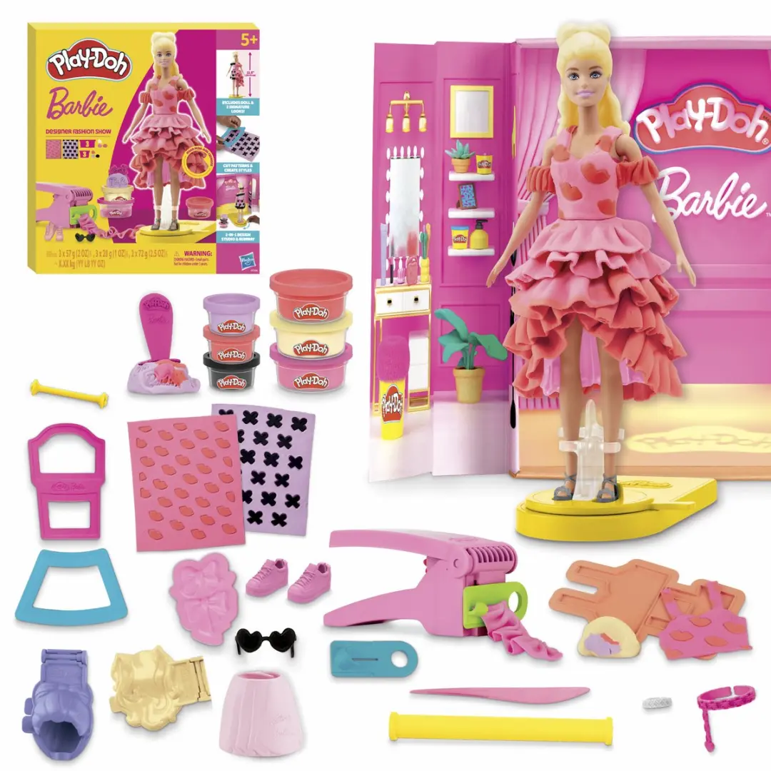 Play-Doh Barbie Designer Modeshow Speelset - 27 Stuks