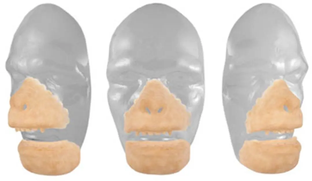 Grimas Latex Gezicht Aap Klein 403 - afbeelding 2 van 2