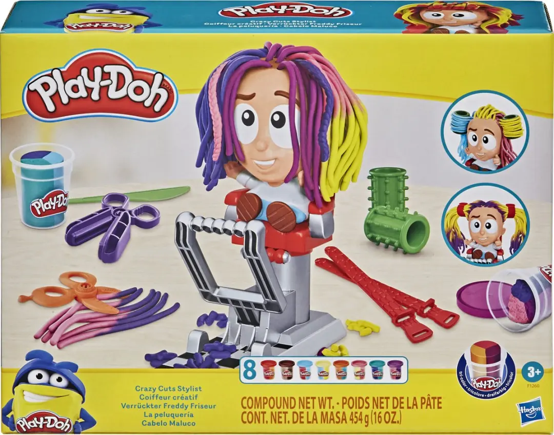 Play-Doh Super Stylist Speelset - 14 Stuks - Multikleur
