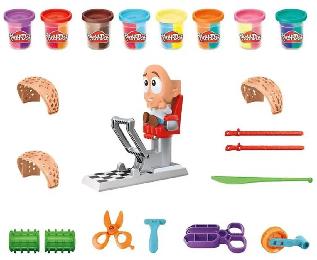 Play-Doh Super Stylist Speelset - 14 Stuks - Multikleur