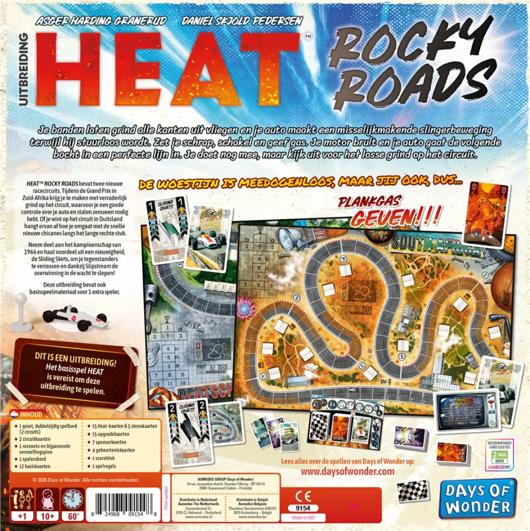 Days of Wonder Heat Rocky Roads Uitbreiding - DOW 9154NL