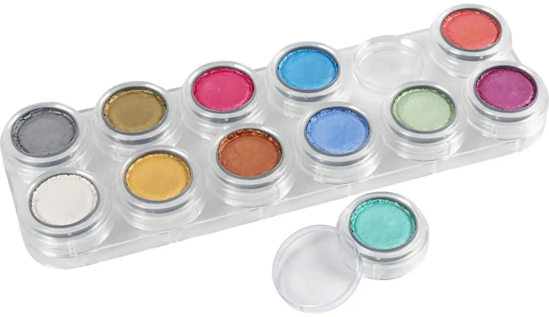 Grimas Water Make-up Palet P - 12 Kleuren 30ml