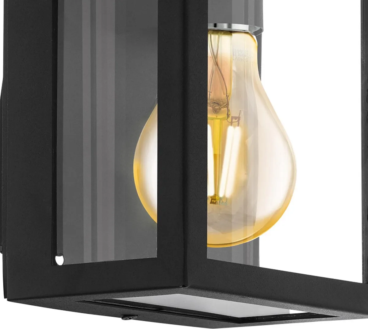 Eglo Alamonte 1 Wandlamp Buiten - 2 Lichtpunten - 38cm - Zwart