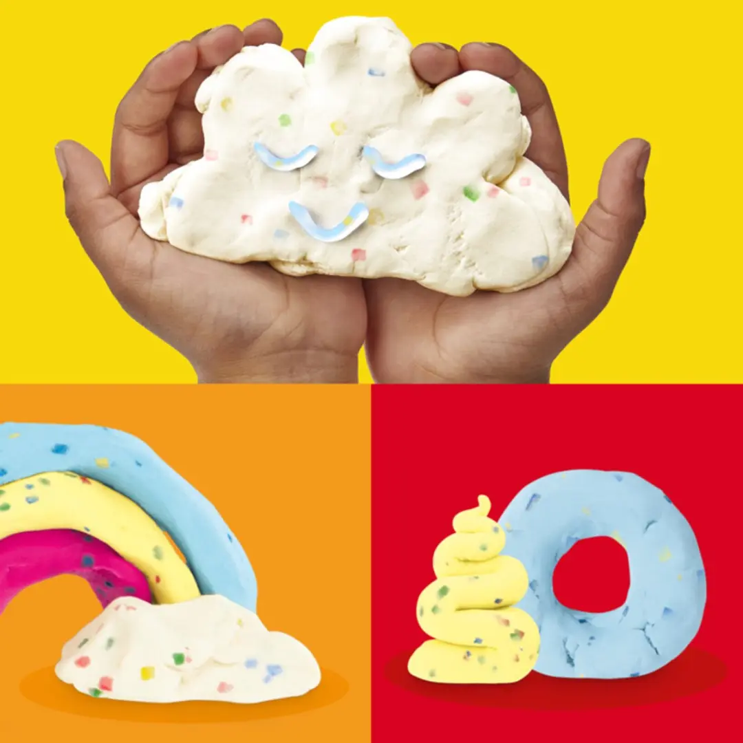Play-Doh Confetti-boetseerklei 4-pack - Meerkleurig
