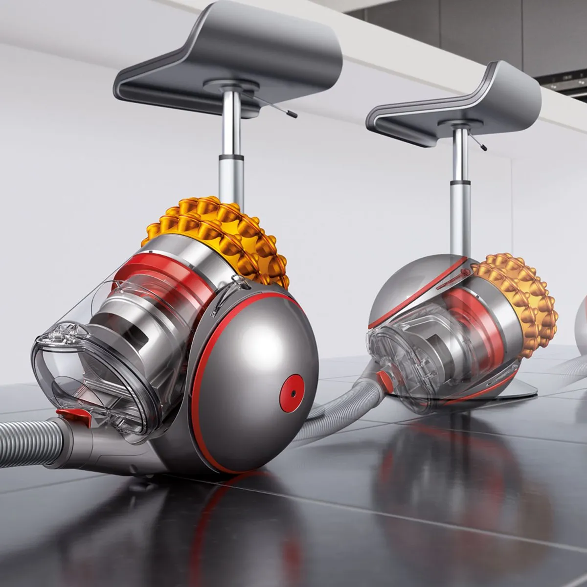 Dyson Cinetic Big Ball Multifloor 2 Stofzuiger - 700W - 1.5L Nikkel/Grijs