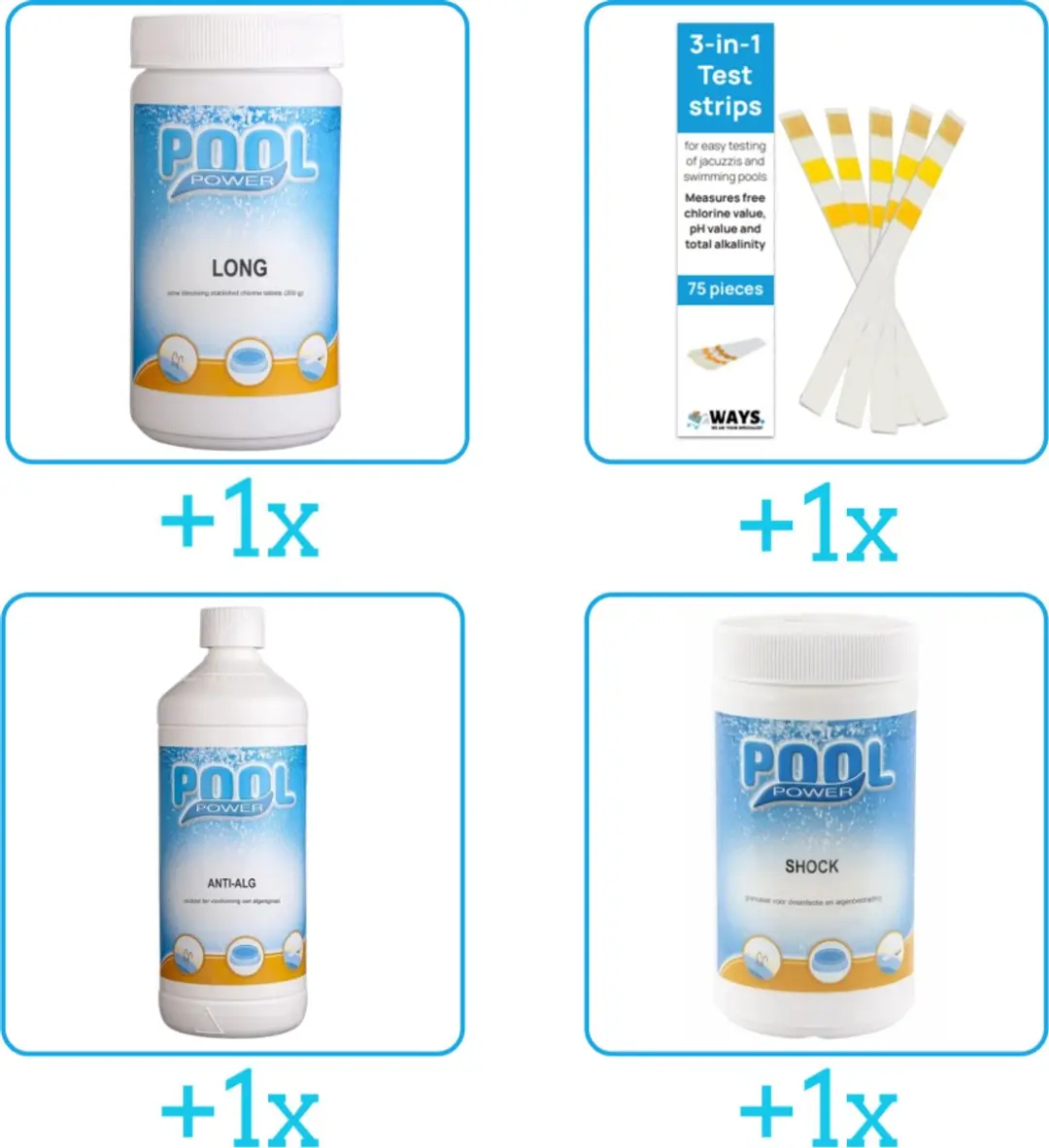 Pool Power Zwembad Onderhoudspakket 1000ml