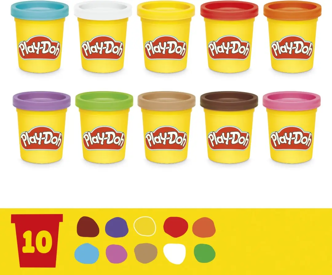 Play-Doh Gloeiende Grill Speelset - 18 Stuks - Rood