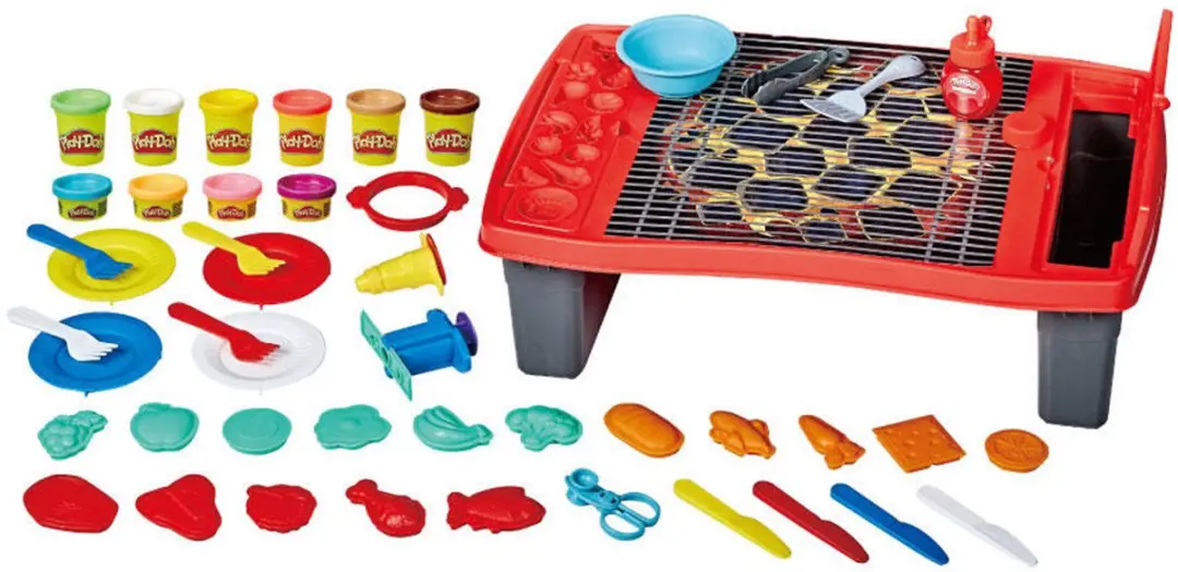Play-Doh Kitchen Creations Grote Grill Speelset - 40-delig
