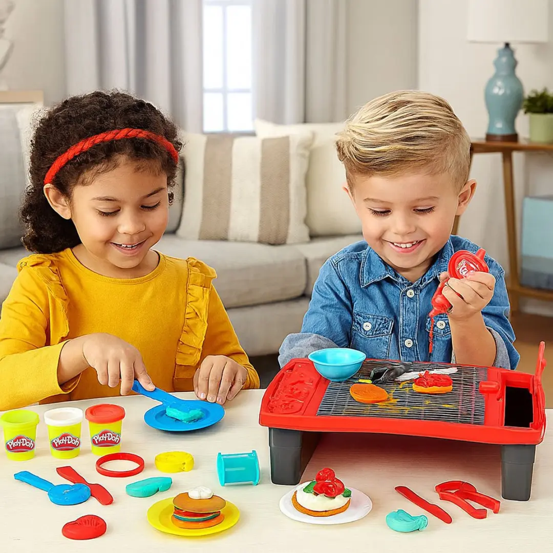 Play-Doh Kitchen Creations Grote Grill Speelset - 40-delig