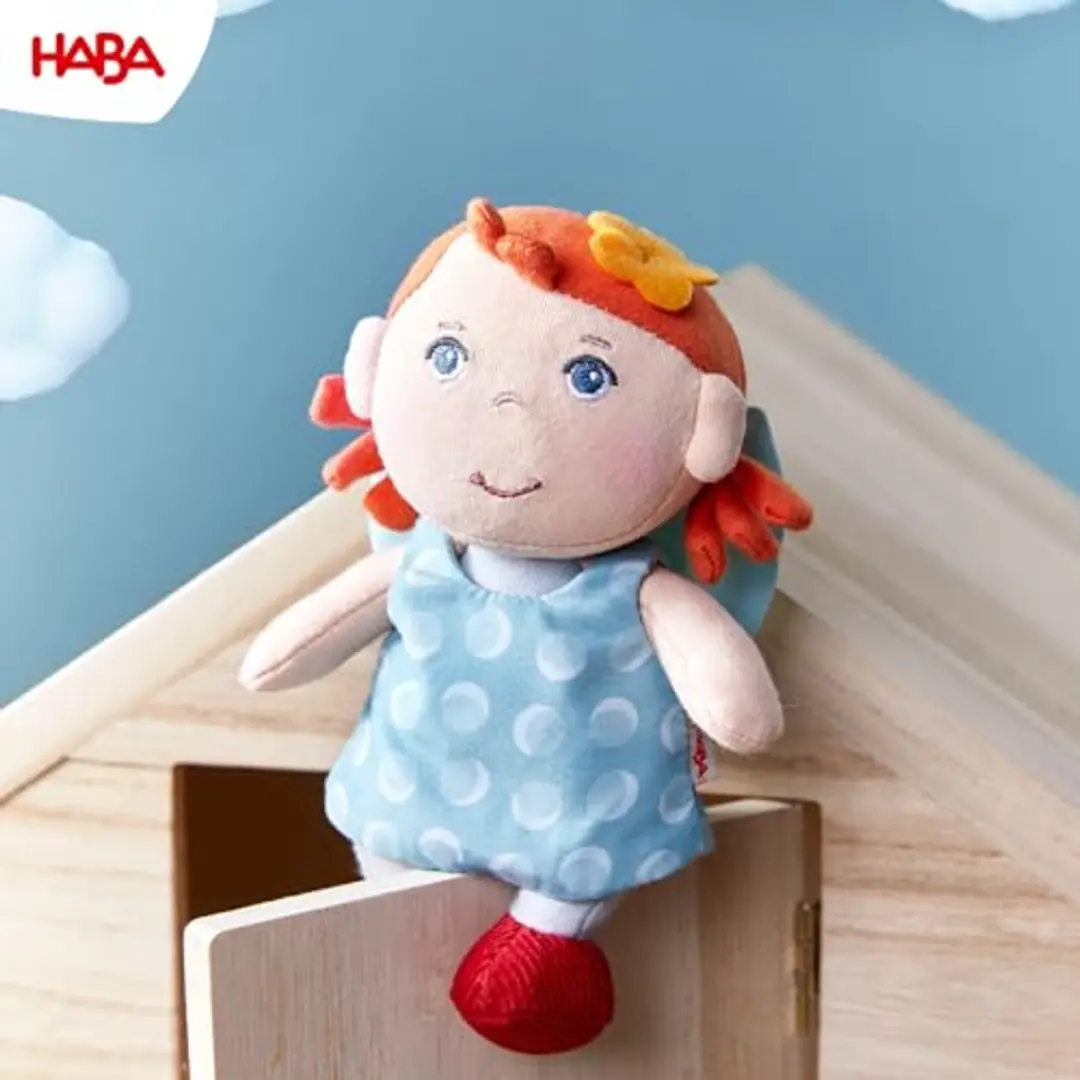 Haba Knuffelpop Beschermengel Emi 15cm - Meerkleurig