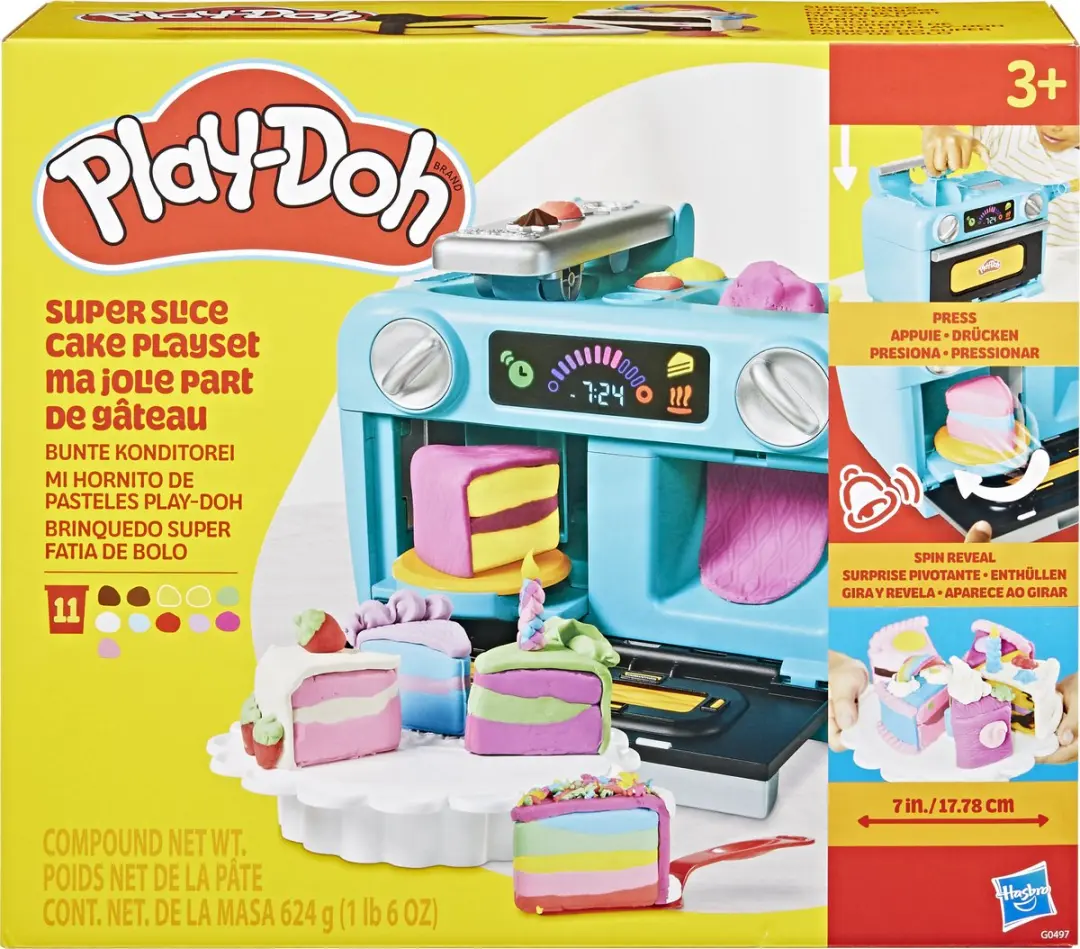 Play-Doh Taart met Laagjes Boetseerklei