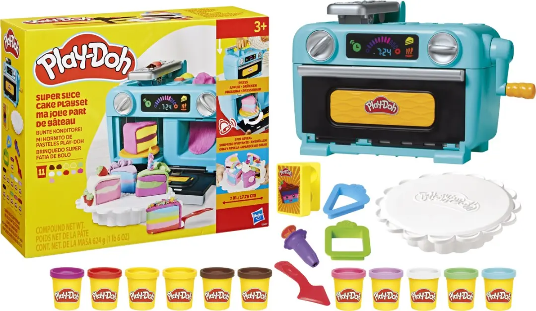 Play-Doh Taart met Laagjes Boetseerklei - 18 Stuks Multi
