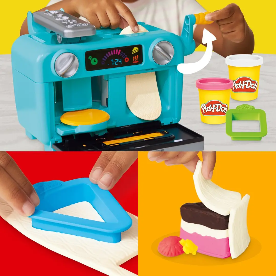 Play-Doh Taart met Laagjes Boetseerklei - 18 Stuks Multi - afbeelding 6 van 6