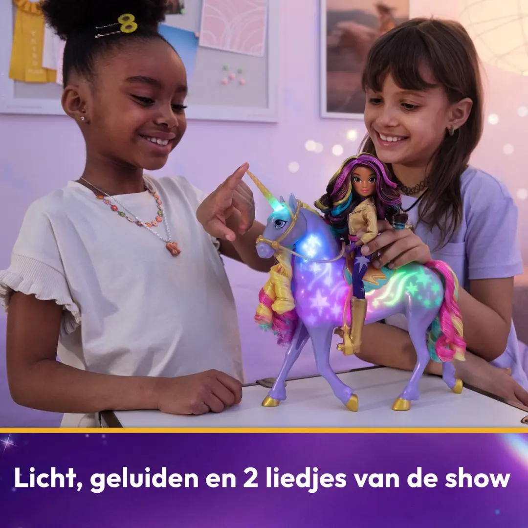 Unicorn Academy Sophia & Regenboog Lichtmagie Wildstar Modepop - 2x AA