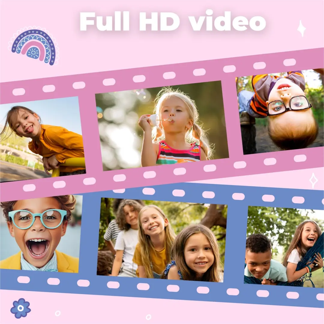 Denver KCA1340 Kindercamera Full HD - 40MP - Roze